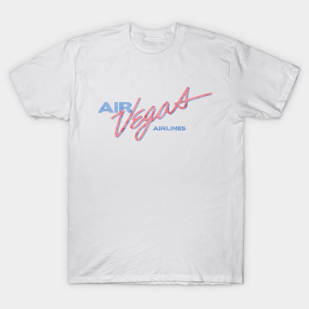 Vintage 80's Air Vegas washed out worn look T-Shirt by retropetrol